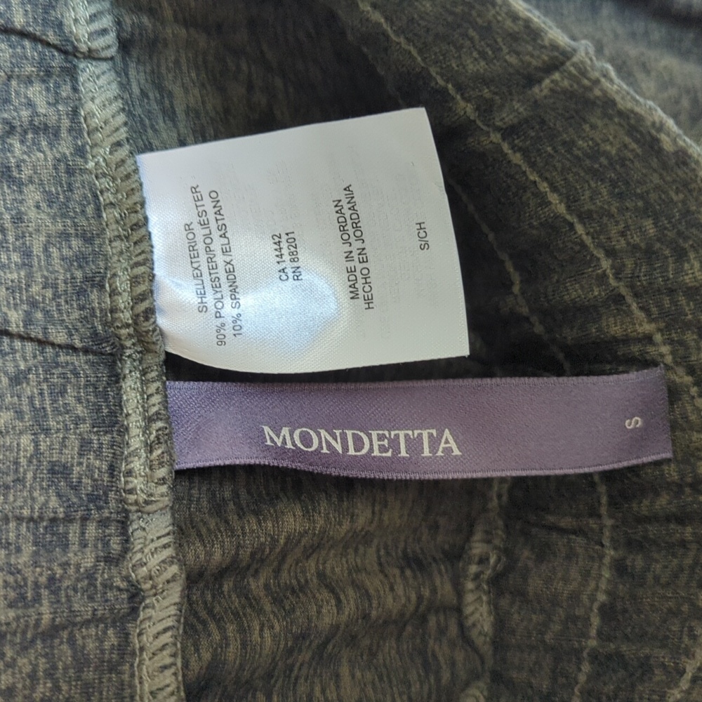 🌟 NWT Mondetta Size S Dark Green Peached Mélange Jogger - Chic & Comfy 🌟 - Picture 6 of 8
